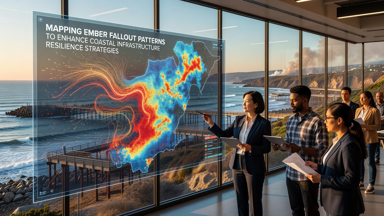 Mapping Ember Fallout Patterns to Enhance Coastal Infrastructure Resilience Strategies