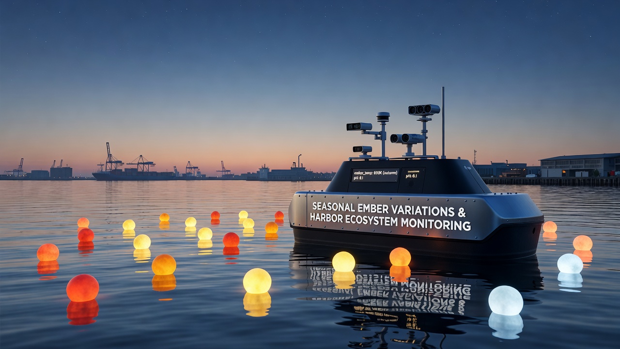 Seasonal Ember Variations and Their Influence on Harbor Ecosystem Monitoring